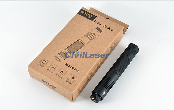 Mobile Operation Without External Power Supply 450nm 1W 1.6W Foucs Adjustable Blue Laser Module Dot